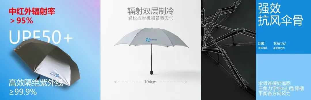 辐射制冷防晒伞